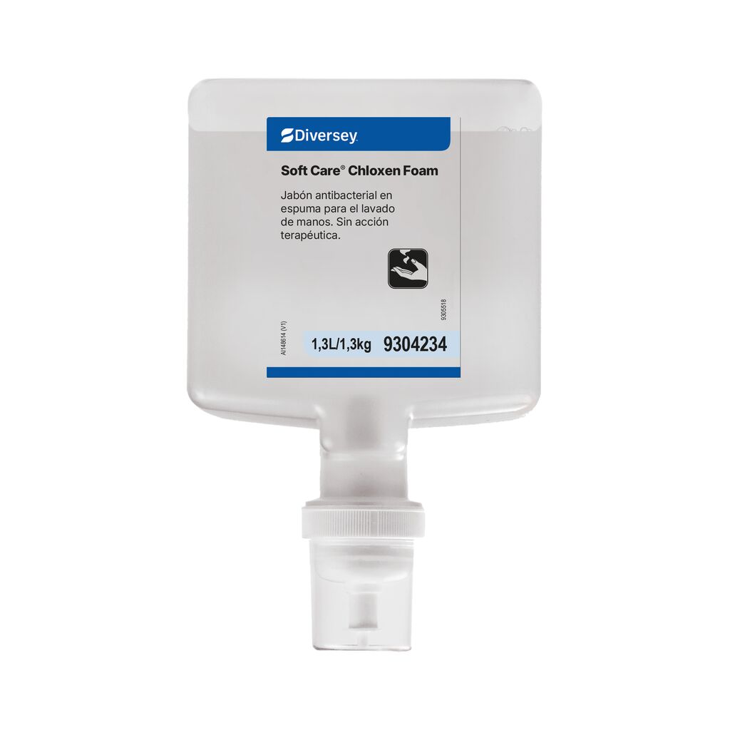 9304234-PACKSHOT SoftCare Chloxen Foam 4x1.3L (FRENTE).png